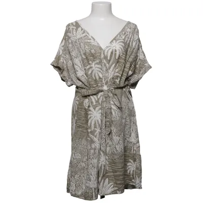 Jurk (Groen, Meerkleurig) van Desmond & Dempsey x H&M Viscose, Linnen