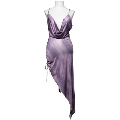 Klänning (Lila, Vit) från Missguided Elastan, Polyester