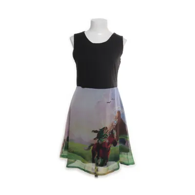 Robe (Multicolore, Noir) de Zelda Élasthane, Polyester