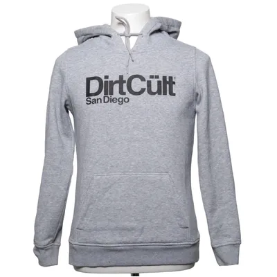 Sweat à capuche (Gris) de DirtCult Coton, Polyester