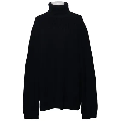 Rollkragenpullover (Schwarz) von Arket Baumwolle, Wolle
