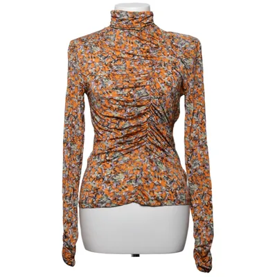 Bluse (Orange, Flerfarvet) fra Gestuz Elastan, Viscose