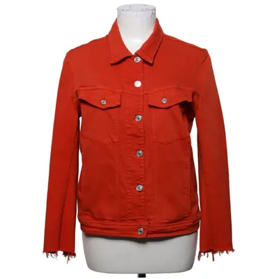 Jeansjacka (Röd) från 7 for All Mankind Bomull, Elastan, Polyester