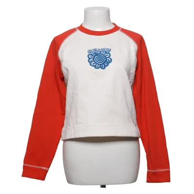 Sweatshirt (Rød, Hvid) fra Ganni Økologisk bomuld