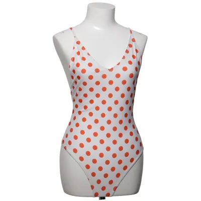 Badpak (Wit, Rood) van Beck Söndergaard Elastaan, Gerecycled polyester