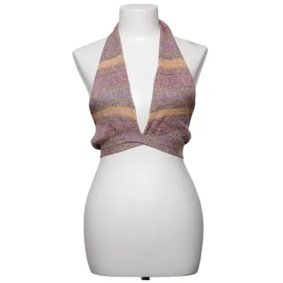 Halterneck top (Pink, Gul, Flerfarvet) fra Pull & Bear