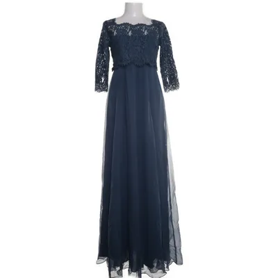 Evening gown (Petrol green, Blue) from Luxe by Seraphine Cotton, Elastane, Polyester, Silk, Viscose