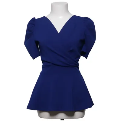 Peplum top (Blue) from Quiz Elastane, Polyester
