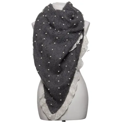 Shawl (Gray, White) from Ester Elenora Acrylic