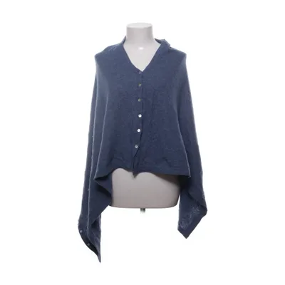 Poncho (Blå) från Cashmere Kashmir, Polyamid, Viskos, Ull