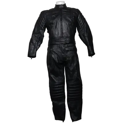 Motorcykeldragt (Sort) fra Akta Getskinn Læder, Polyester