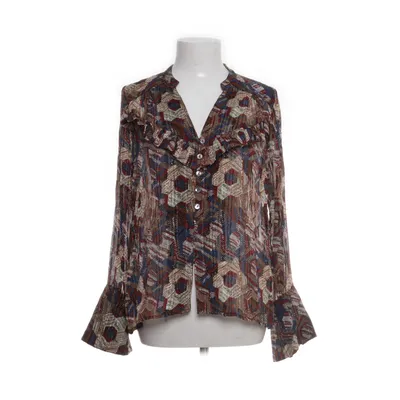 Blus (Beige, Flerfärgad) från Fine Copenhagen Metallfiber, Viskos