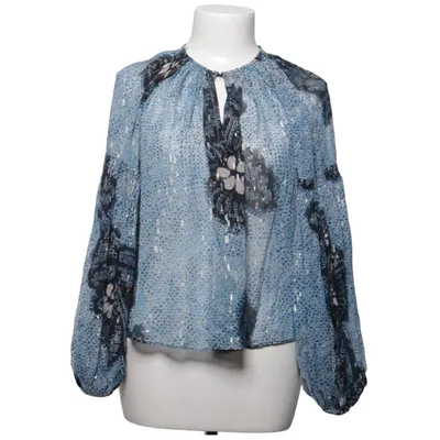 Blouse (Bleu, Noir, Multicolore) de Ulla Johnson Soie
