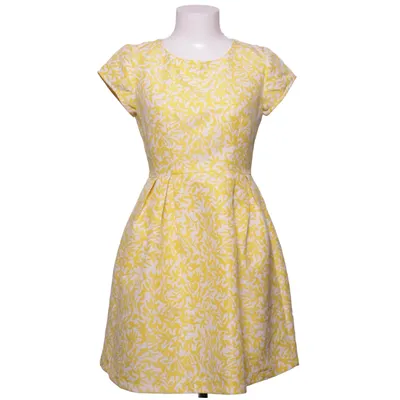 Jurk (Geel, Wit) van Talbots Katoen, Polyester