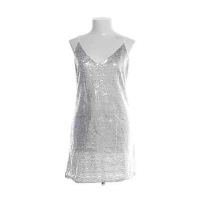 Cocktailklänning (Silverfärgad) Elastan, Polyester