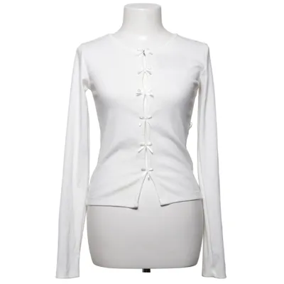 Cardigan (White) from Nelly Cotton, Elastane, Polyester