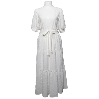 Långklänning (Vit) från Stradivarius Elastan, Polyester