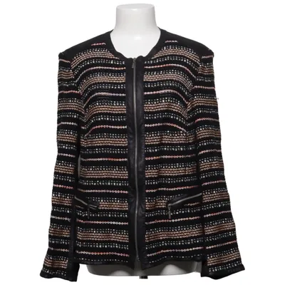 Jacket (Black, Multicolored) from Barbara Lebek Acrylic, Polyamide, Polyester