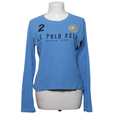 T-shirt à manches longues (Bleu) de U.S. Polo Assn. Coton