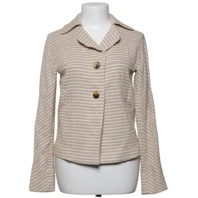 Blazer (Beige, Meerkleurig) van Brigitte von Boch Katoen