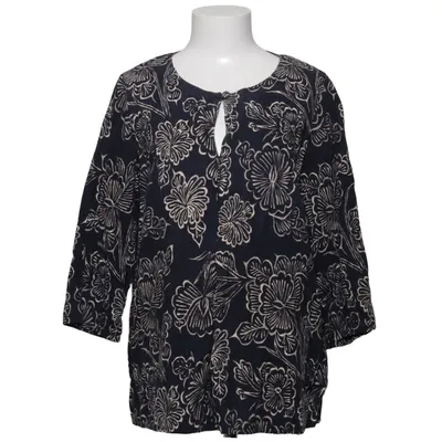 Bluse (Blå, Hvid) fra Toast Bomuld, Viscose