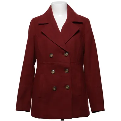 Pea coat (Red) from The Collection Elastane, Polyester, Viscose