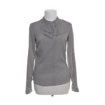 Blouse (Black, White) from Esay Cotton, Nylon, Polyester, Viscose