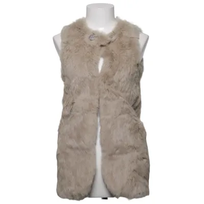 Fur vest (Beige) from John Galliano Rabbit fur