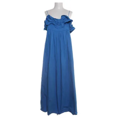 Mammaklänning (Blå) från Mango Silke, Bomull, Polyamid, Elastan