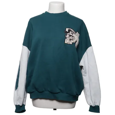 Collegetröja (Grön, Vit) från Pull & Bear Disney Bomull, Elastan