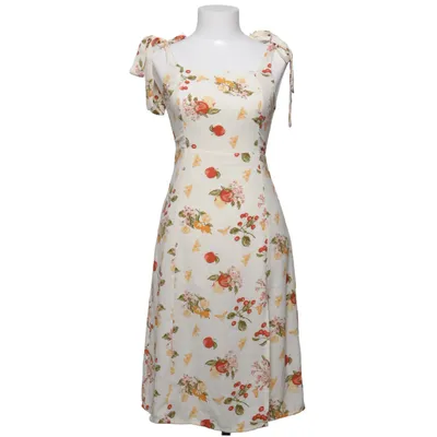 Dress (White, Multicolored) from NLW Polyester