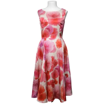 Klänning (Rosa, Röd, Vit) från Top Vintage Polyester
