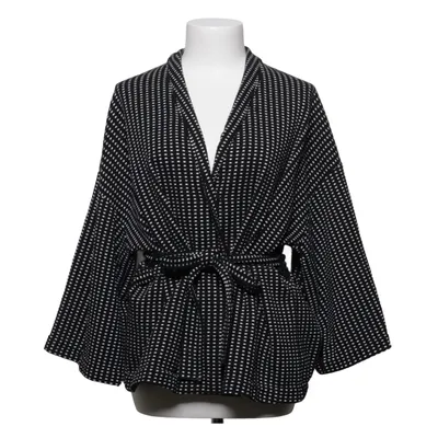 Omlottkofta (Svart, Vit) från Lindex Elastan, Polyester, Viskos