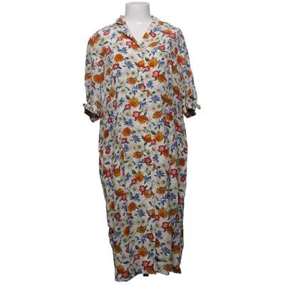 Shirt dress (White, Multicolored) from Delmod Cupro