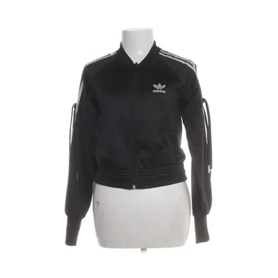 Træningsjakke (Sort, Hvid) fra Adidas Polyester