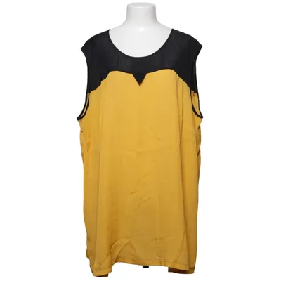 Tank Top (Yellow, Black) from Sempre Priu Polyester, Viscose