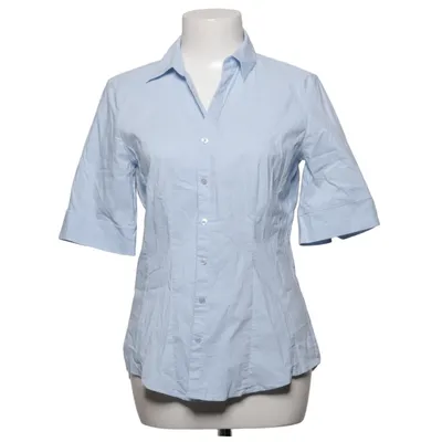 Short sleeve shirt (Blue) from More & More Cotton, Elastane, Polyamide