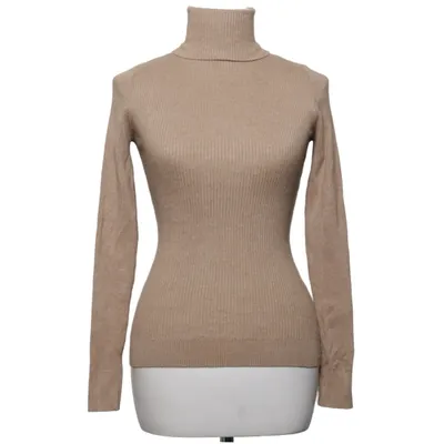 Polotröja (Beige) från Amisu Knitwear Polyamid, Viskos