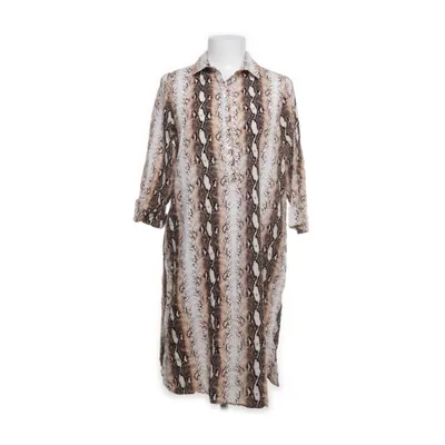 Klänning (Brun, Vit, Svart) från Taubert Metallfiber, Viskos