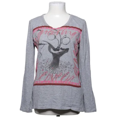 Lange mouwen shirt (Grijs, Roze) van Schumacher Katoen