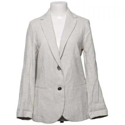 Blazer (Beige, Noir) de Falconeri Coton, Élasthane, Lin