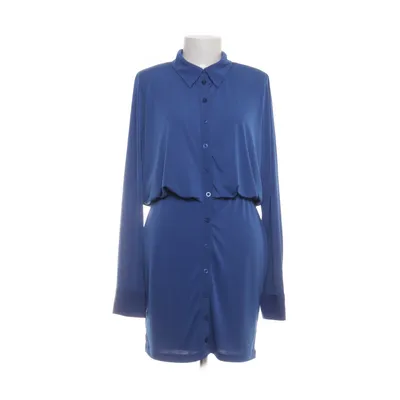 Skjortekjole (Blå) fra MbyM Polyester, Elastan