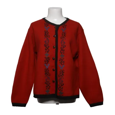 Cardigan (Rouge, Noir) de Butiken på landet