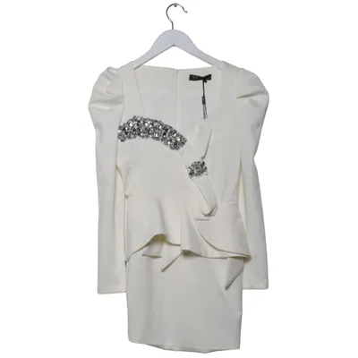 Dress (White) from Three Seasons Elastane, Polyester