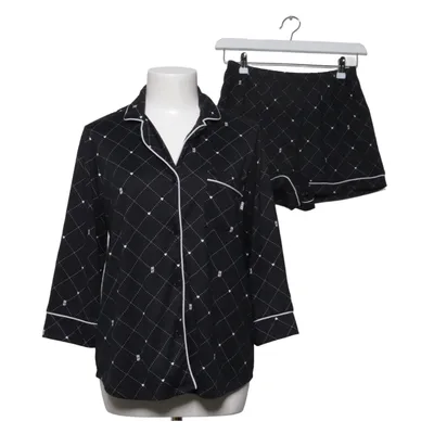 Pyjamasz (Sort, Hvid) fra DKNY Elastan, Polyester
