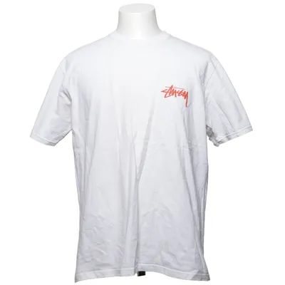 T-shirt (Wit, Rood) van Stüssy Katoen