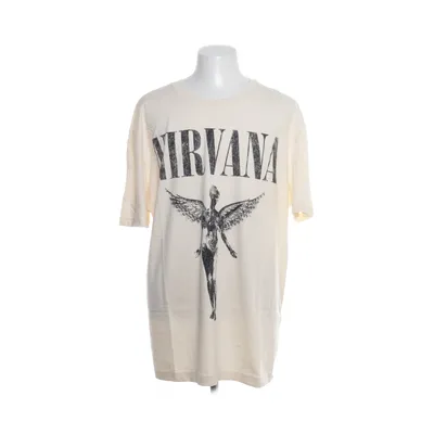 T-shirt (Beige, Svart) från Nirvana Bomull