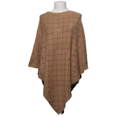 Poncho (Beige) från Melody Polyamid, Viskos