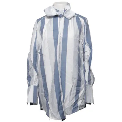 Chemise (Bleu, Blanc) de Luzabelle Coton, Polyester