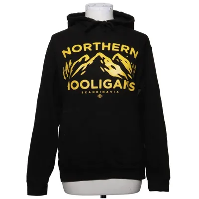 Capuchon sweater (Zwart, Geel) van Northern Hooligans Katoen, Polyester